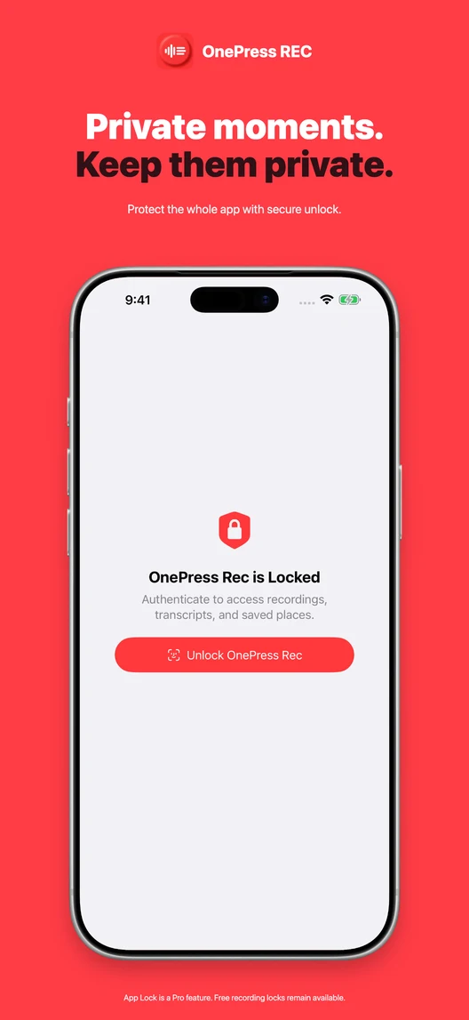 Upcoming REC optional Pro privacy tools